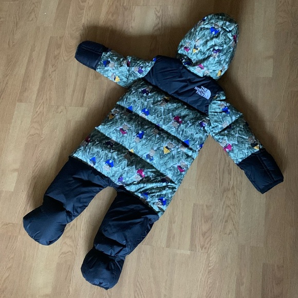 NWT The North Face Baby 1996 Retro Nuptse One-Piece, 18-24M - Picture 7 of 14